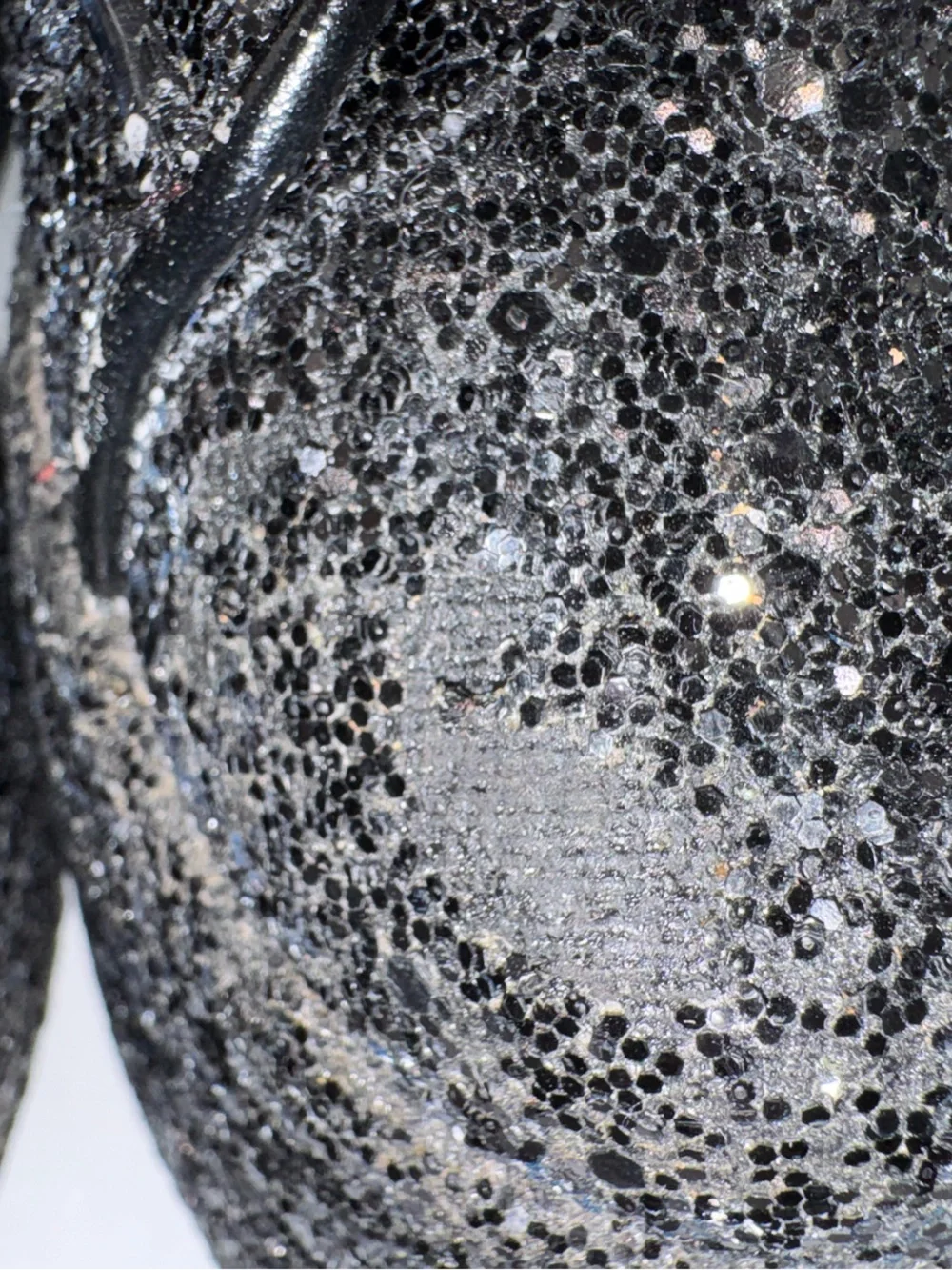 ✨ Cape Robbin Black Glitter Platform Sneakers | women 9/EU40